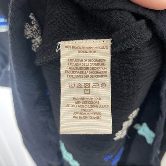 Free People Star Gazer Embroidered Tunic Dress Boho Dress XS 276 - Picture 5 of 10